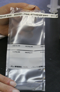 a whirlpac bag