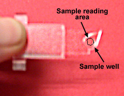 cuvette for spermacue
